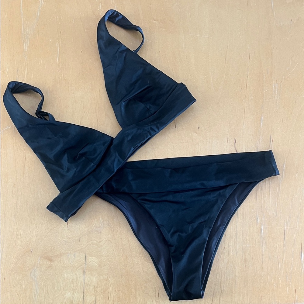 Onia black bikini set